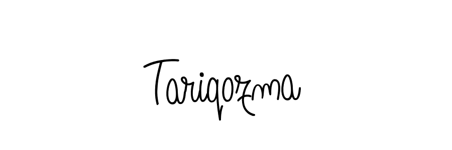 The best way (Angelique-Rose-font-FFP) to make a short signature is to pick only two or three words in your name. The name Tariqozma include a total of six letters. For converting this name. Tariqozma signature style 5 images and pictures png