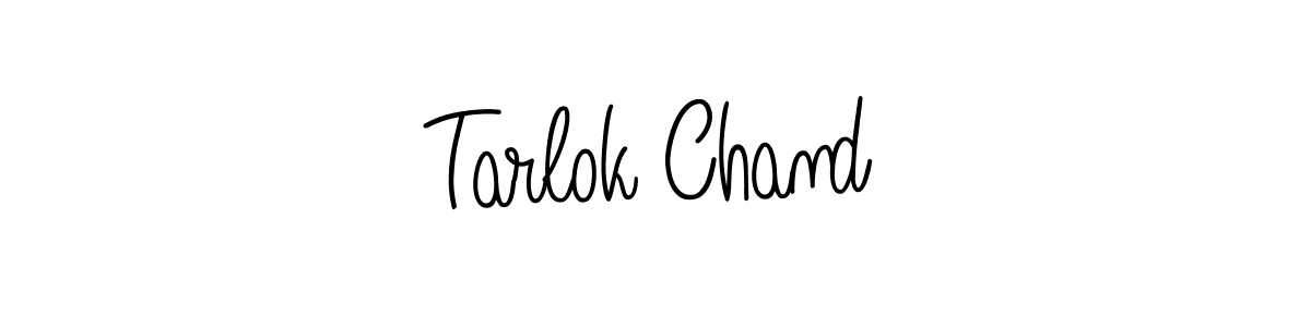 Design your own signature with our free online signature maker. With this signature software, you can create a handwritten (Angelique-Rose-font-FFP) signature for name Tarlok Chand. Tarlok Chand signature style 5 images and pictures png