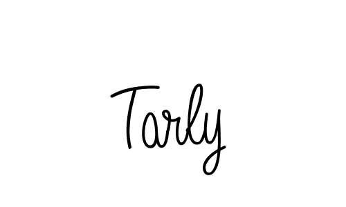 Create a beautiful signature design for name Tarly. With this signature (Angelique-Rose-font-FFP) fonts, you can make a handwritten signature for free. Tarly signature style 5 images and pictures png