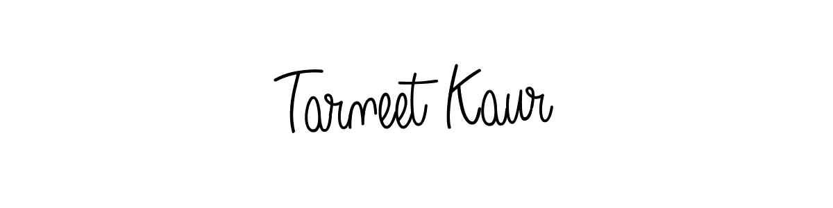 Design your own signature with our free online signature maker. With this signature software, you can create a handwritten (Angelique-Rose-font-FFP) signature for name Tarneet Kaur. Tarneet Kaur signature style 5 images and pictures png