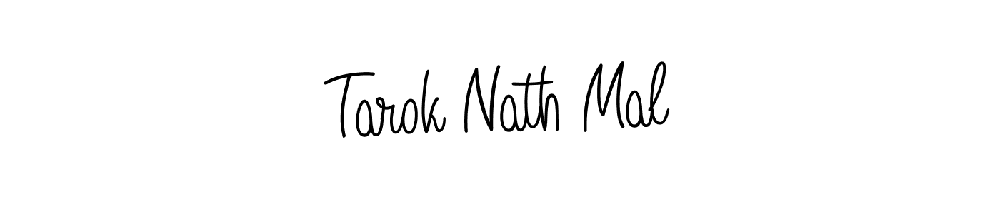 Create a beautiful signature design for name Tarok Nath Mal. With this signature (Angelique-Rose-font-FFP) fonts, you can make a handwritten signature for free. Tarok Nath Mal signature style 5 images and pictures png