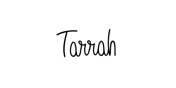 The best way (Angelique-Rose-font-FFP) to make a short signature is to pick only two or three words in your name. The name Tarrah include a total of six letters. For converting this name. Tarrah signature style 5 images and pictures png