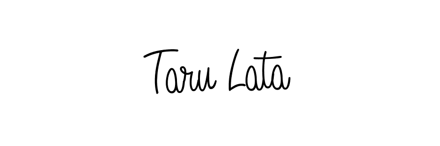 How to Draw Taru Lata signature style? Angelique-Rose-font-FFP is a latest design signature styles for name Taru Lata. Taru Lata signature style 5 images and pictures png