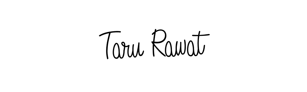 How to make Taru Rawat name signature. Use Angelique-Rose-font-FFP style for creating short signs online. This is the latest handwritten sign. Taru Rawat signature style 5 images and pictures png