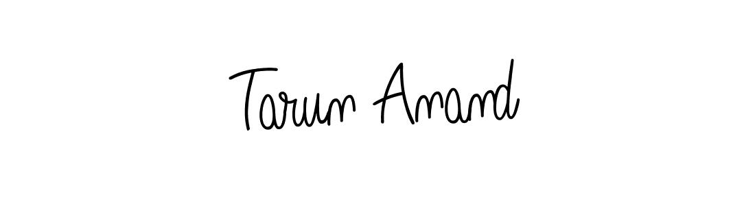 Create a beautiful signature design for name Tarun Anand. With this signature (Angelique-Rose-font-FFP) fonts, you can make a handwritten signature for free. Tarun Anand signature style 5 images and pictures png