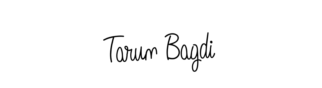 Tarun Bagdi stylish signature style. Best Handwritten Sign (Angelique-Rose-font-FFP) for my name. Handwritten Signature Collection Ideas for my name Tarun Bagdi. Tarun Bagdi signature style 5 images and pictures png