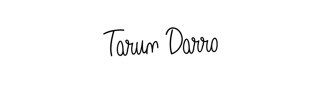 Make a beautiful signature design for name Tarun Darro. With this signature (Angelique-Rose-font-FFP) style, you can create a handwritten signature for free. Tarun Darro signature style 5 images and pictures png