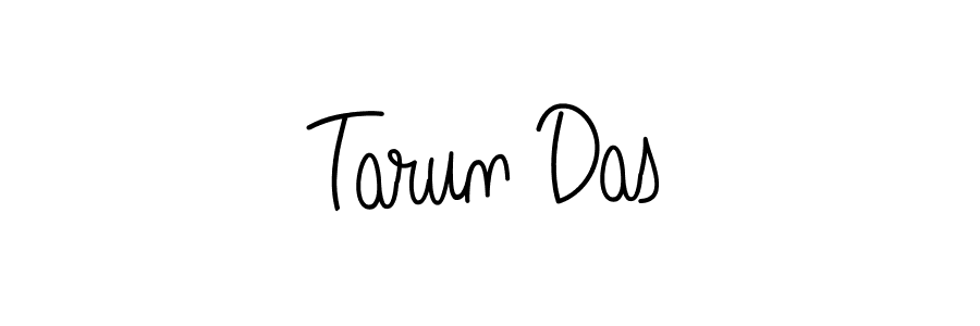 The best way (Angelique-Rose-font-FFP) to make a short signature is to pick only two or three words in your name. The name Tarun Das include a total of six letters. For converting this name. Tarun Das signature style 5 images and pictures png