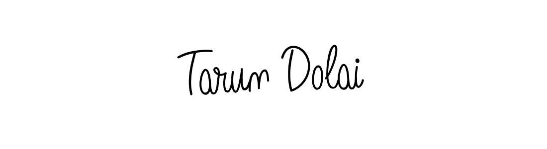 Create a beautiful signature design for name Tarun Dolai. With this signature (Angelique-Rose-font-FFP) fonts, you can make a handwritten signature for free. Tarun Dolai signature style 5 images and pictures png