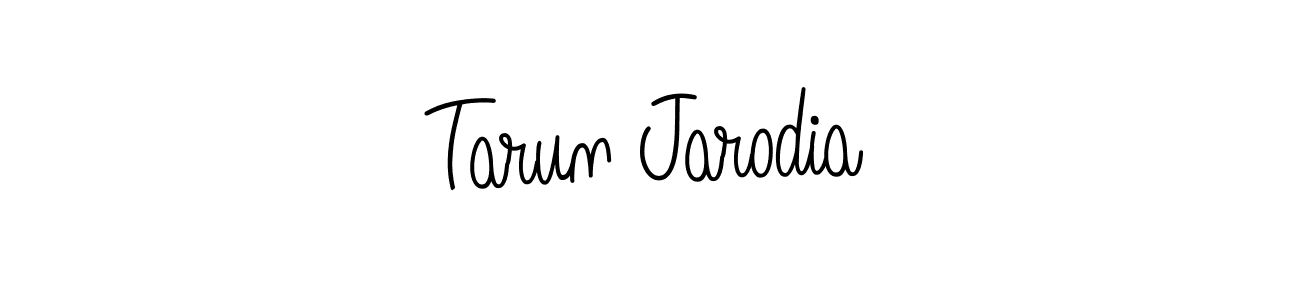 How to make Tarun Jarodia signature? Angelique-Rose-font-FFP is a professional autograph style. Create handwritten signature for Tarun Jarodia name. Tarun Jarodia signature style 5 images and pictures png