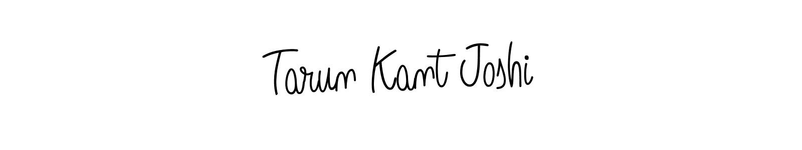 Make a beautiful signature design for name Tarun Kant Joshi. With this signature (Angelique-Rose-font-FFP) style, you can create a handwritten signature for free. Tarun Kant Joshi signature style 5 images and pictures png