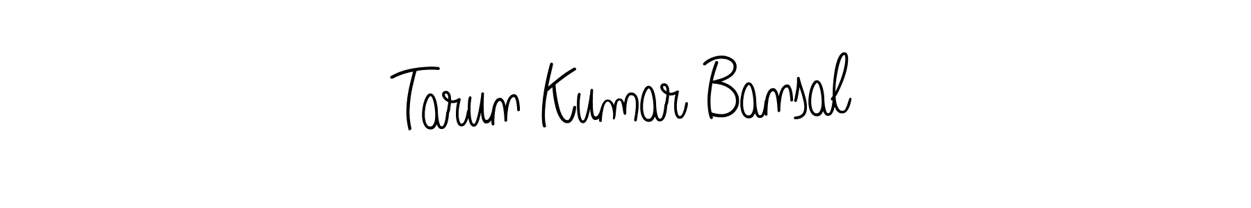 How to make Tarun Kumar Bansal name signature. Use Angelique-Rose-font-FFP style for creating short signs online. This is the latest handwritten sign. Tarun Kumar Bansal signature style 5 images and pictures png