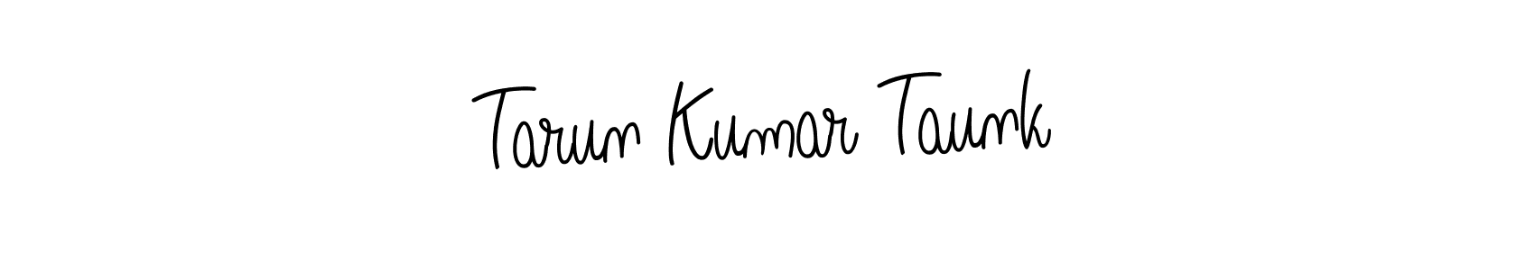 Similarly Angelique-Rose-font-FFP is the best handwritten signature design. Signature creator online .You can use it as an online autograph creator for name Tarun Kumar Taunk. Tarun Kumar Taunk signature style 5 images and pictures png
