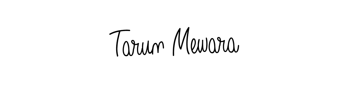 Tarun Mewara stylish signature style. Best Handwritten Sign (Angelique-Rose-font-FFP) for my name. Handwritten Signature Collection Ideas for my name Tarun Mewara. Tarun Mewara signature style 5 images and pictures png