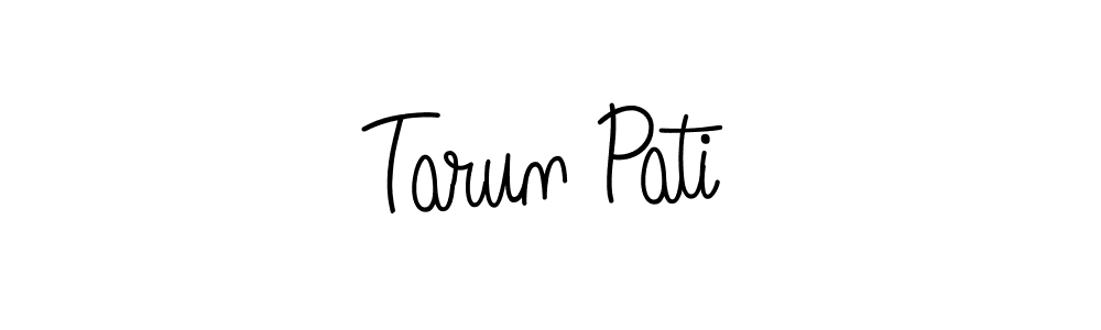 Make a beautiful signature design for name Tarun Pati. With this signature (Angelique-Rose-font-FFP) style, you can create a handwritten signature for free. Tarun Pati signature style 5 images and pictures png