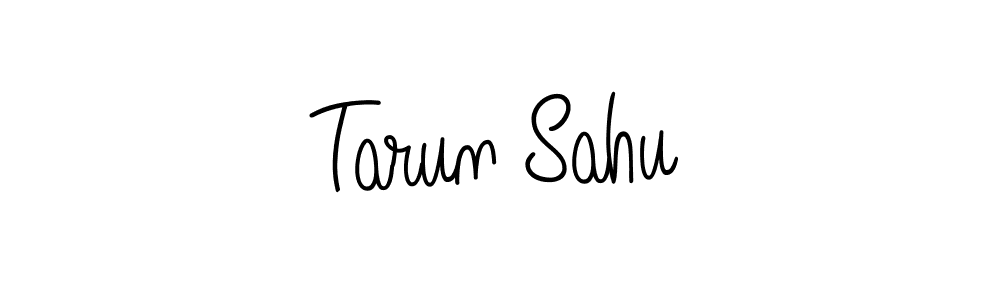 Make a beautiful signature design for name Tarun Sahu. With this signature (Angelique-Rose-font-FFP) style, you can create a handwritten signature for free. Tarun Sahu signature style 5 images and pictures png