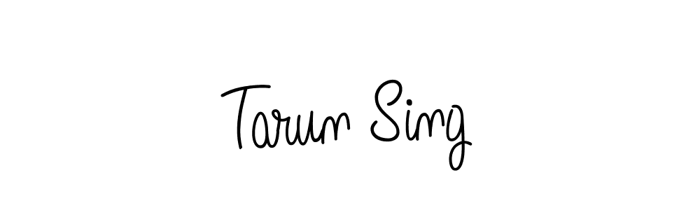 How to make Tarun Sing name signature. Use Angelique-Rose-font-FFP style for creating short signs online. This is the latest handwritten sign. Tarun Sing signature style 5 images and pictures png