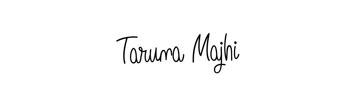 Create a beautiful signature design for name Taruna Majhi. With this signature (Angelique-Rose-font-FFP) fonts, you can make a handwritten signature for free. Taruna Majhi signature style 5 images and pictures png
