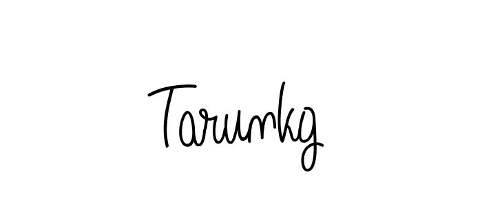 Use a signature maker to create a handwritten signature online. With this signature software, you can design (Angelique-Rose-font-FFP) your own signature for name Tarunkg. Tarunkg signature style 5 images and pictures png