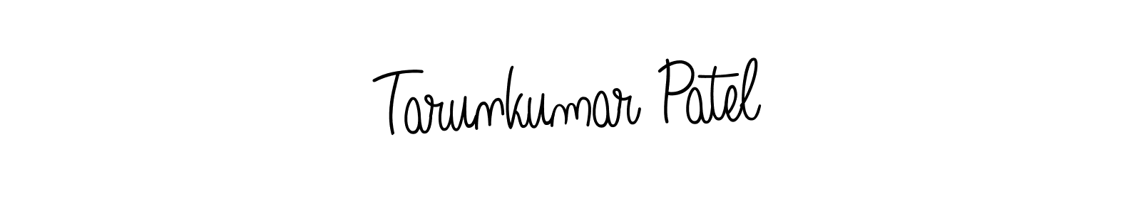 Design your own signature with our free online signature maker. With this signature software, you can create a handwritten (Angelique-Rose-font-FFP) signature for name Tarunkumar Patel. Tarunkumar Patel signature style 5 images and pictures png
