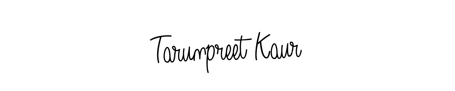 Angelique-Rose-font-FFP is a professional signature style that is perfect for those who want to add a touch of class to their signature. It is also a great choice for those who want to make their signature more unique. Get Tarunpreet Kaur name to fancy signature for free. Tarunpreet Kaur signature style 5 images and pictures png