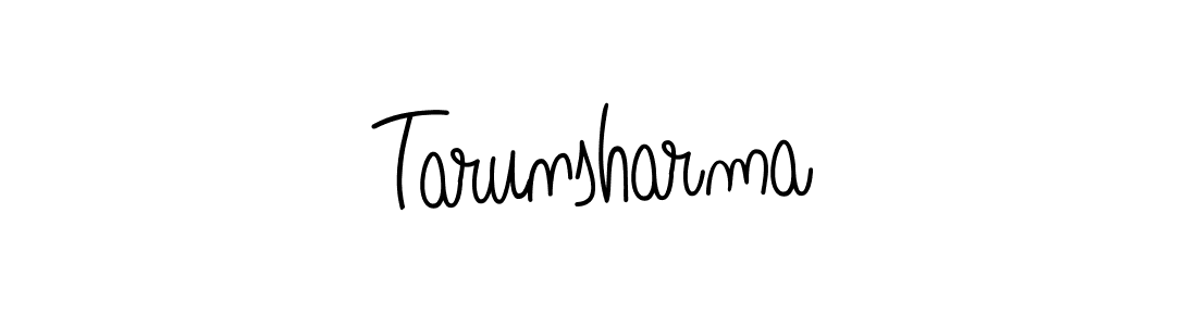 How to make Tarunsharma name signature. Use Angelique-Rose-font-FFP style for creating short signs online. This is the latest handwritten sign. Tarunsharma signature style 5 images and pictures png