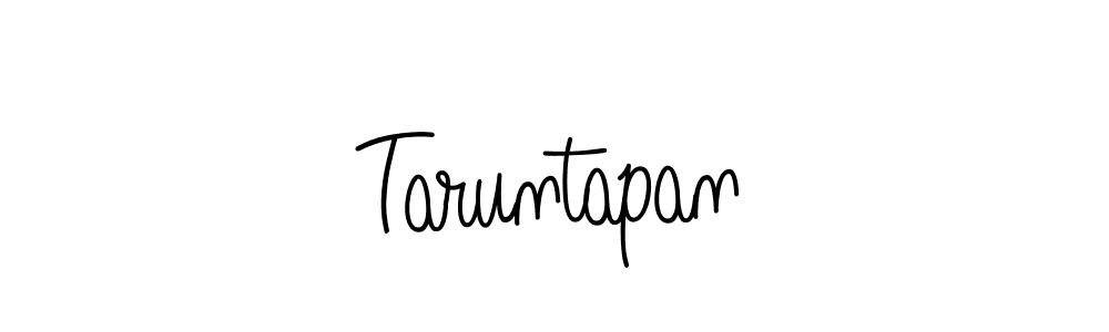 How to make Taruntapan name signature. Use Angelique-Rose-font-FFP style for creating short signs online. This is the latest handwritten sign. Taruntapan signature style 5 images and pictures png