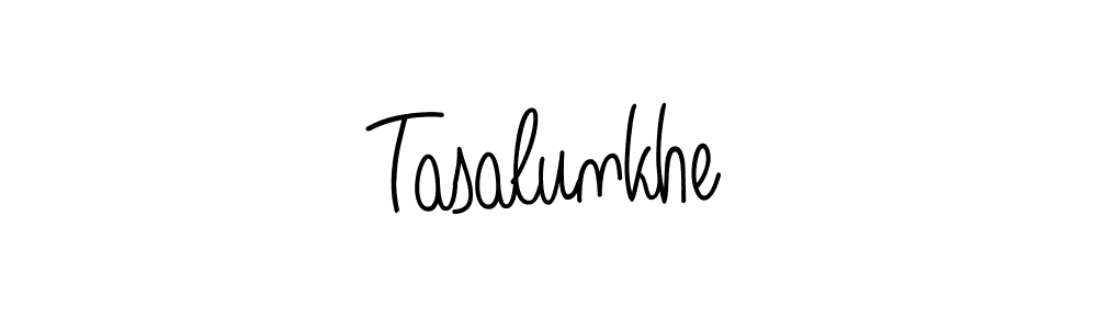 if you are searching for the best signature style for your name Tasalunkhe. so please give up your signature search. here we have designed multiple signature styles  using Angelique-Rose-font-FFP. Tasalunkhe signature style 5 images and pictures png