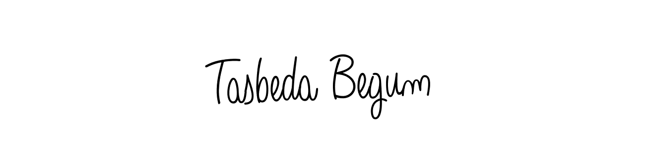 Once you've used our free online signature maker to create your best signature Angelique-Rose-font-FFP style, it's time to enjoy all of the benefits that Tasbeda Begum name signing documents. Tasbeda Begum signature style 5 images and pictures png