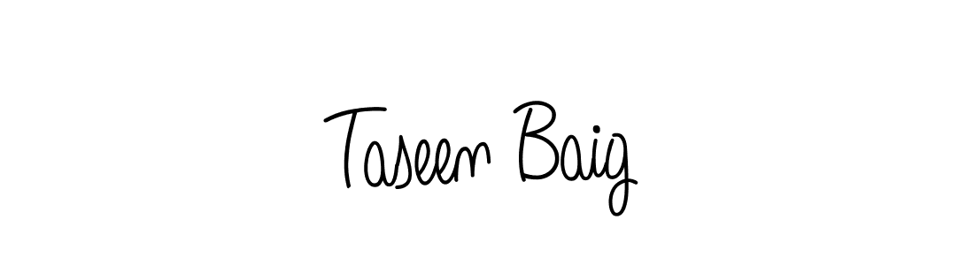 Make a short Taseen Baig signature style. Manage your documents anywhere anytime using Angelique-Rose-font-FFP. Create and add eSignatures, submit forms, share and send files easily. Taseen Baig signature style 5 images and pictures png