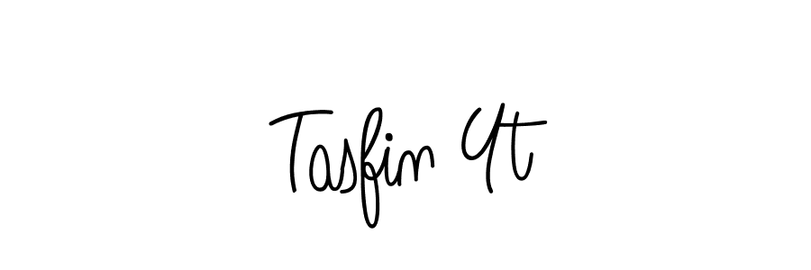 Design your own signature with our free online signature maker. With this signature software, you can create a handwritten (Angelique-Rose-font-FFP) signature for name Tasfin Yt. Tasfin Yt signature style 5 images and pictures png