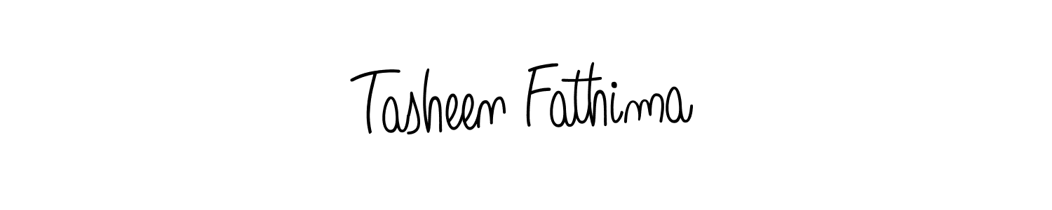 Create a beautiful signature design for name Tasheen Fathima. With this signature (Angelique-Rose-font-FFP) fonts, you can make a handwritten signature for free. Tasheen Fathima signature style 5 images and pictures png