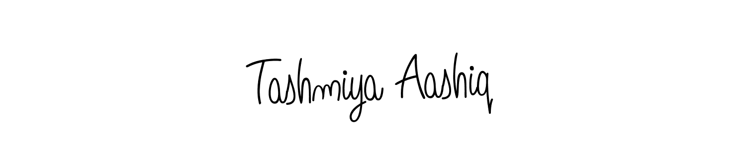 Tashmiya Aashiq stylish signature style. Best Handwritten Sign (Angelique-Rose-font-FFP) for my name. Handwritten Signature Collection Ideas for my name Tashmiya Aashiq. Tashmiya Aashiq signature style 5 images and pictures png