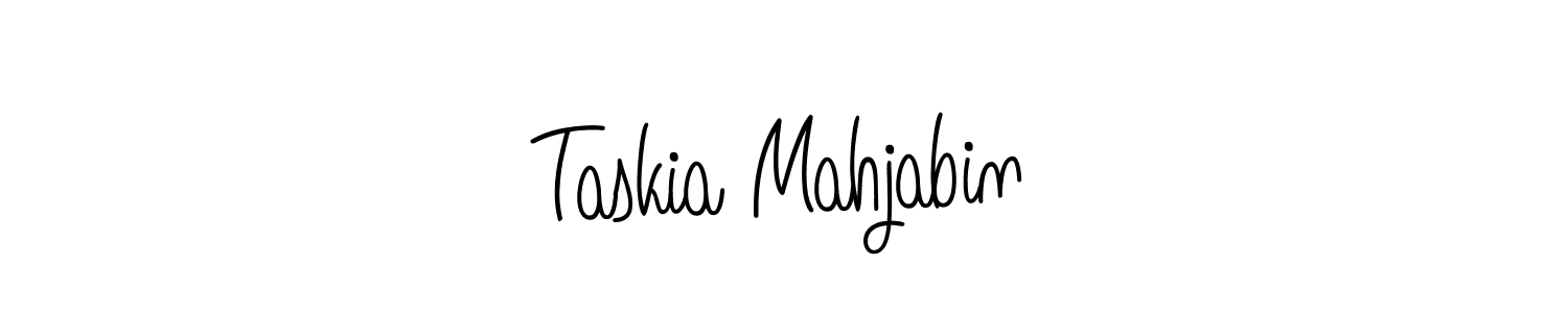 Make a beautiful signature design for name Taskia Mahjabin. Use this online signature maker to create a handwritten signature for free. Taskia Mahjabin signature style 5 images and pictures png