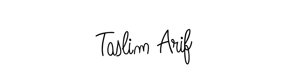Best and Professional Signature Style for Taslim Arif. Angelique-Rose-font-FFP Best Signature Style Collection. Taslim Arif signature style 5 images and pictures png