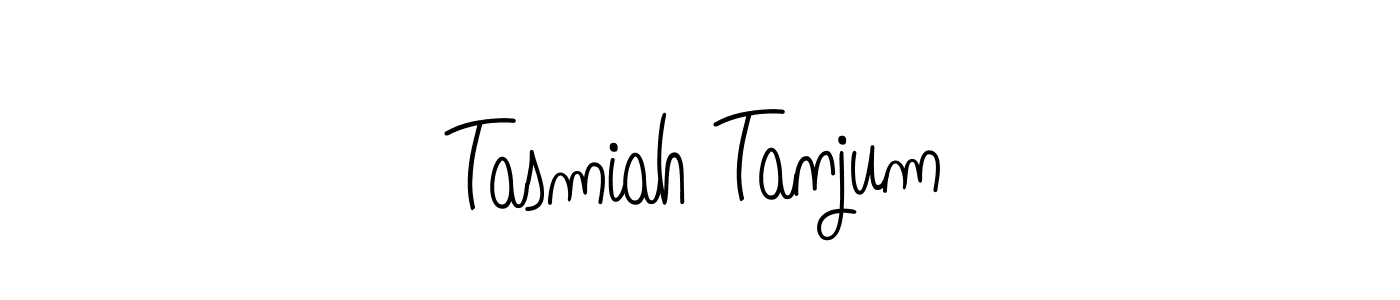 Design your own signature with our free online signature maker. With this signature software, you can create a handwritten (Angelique-Rose-font-FFP) signature for name Tasmiah Tanjum. Tasmiah Tanjum signature style 5 images and pictures png