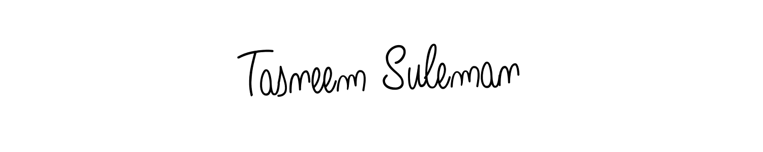Once you've used our free online signature maker to create your best signature Angelique-Rose-font-FFP style, it's time to enjoy all of the benefits that Tasneem Suleman name signing documents. Tasneem Suleman signature style 5 images and pictures png