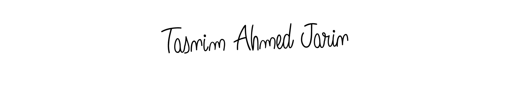 Design your own signature with our free online signature maker. With this signature software, you can create a handwritten (Angelique-Rose-font-FFP) signature for name Tasnim Ahmed Jarin. Tasnim Ahmed Jarin signature style 5 images and pictures png