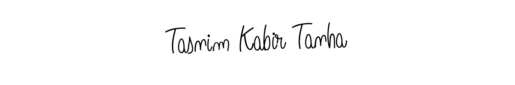 Make a beautiful signature design for name Tasnim Kabir Tanha. With this signature (Angelique-Rose-font-FFP) style, you can create a handwritten signature for free. Tasnim Kabir Tanha signature style 5 images and pictures png