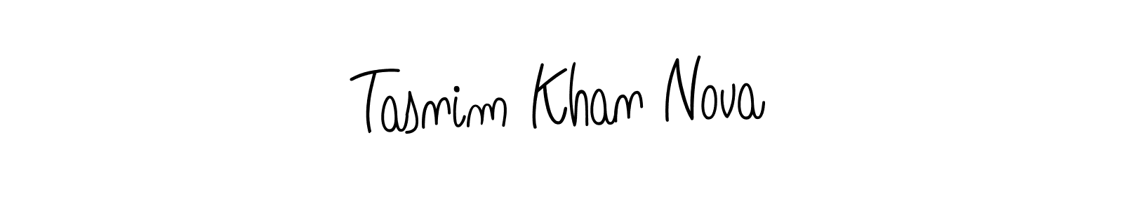 if you are searching for the best signature style for your name Tasnim Khan Nova. so please give up your signature search. here we have designed multiple signature styles  using Angelique-Rose-font-FFP. Tasnim Khan Nova signature style 5 images and pictures png