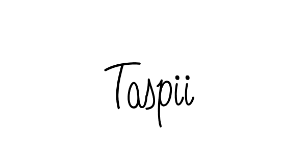 How to make Taspii name signature. Use Angelique-Rose-font-FFP style for creating short signs online. This is the latest handwritten sign. Taspii signature style 5 images and pictures png