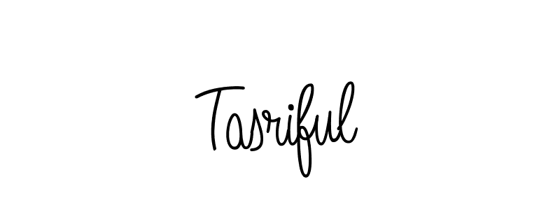 Make a beautiful signature design for name Tasriful. With this signature (Angelique-Rose-font-FFP) style, you can create a handwritten signature for free. Tasriful signature style 5 images and pictures png