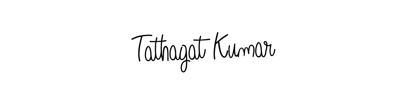 Make a short Tathagat Kumar signature style. Manage your documents anywhere anytime using Angelique-Rose-font-FFP. Create and add eSignatures, submit forms, share and send files easily. Tathagat Kumar signature style 5 images and pictures png