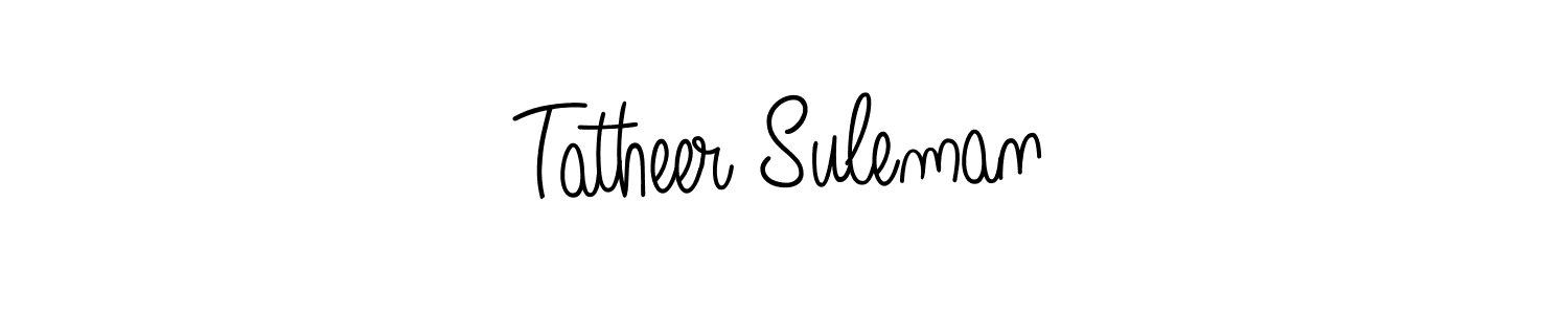 Make a beautiful signature design for name Tatheer Suleman. Use this online signature maker to create a handwritten signature for free. Tatheer Suleman signature style 5 images and pictures png