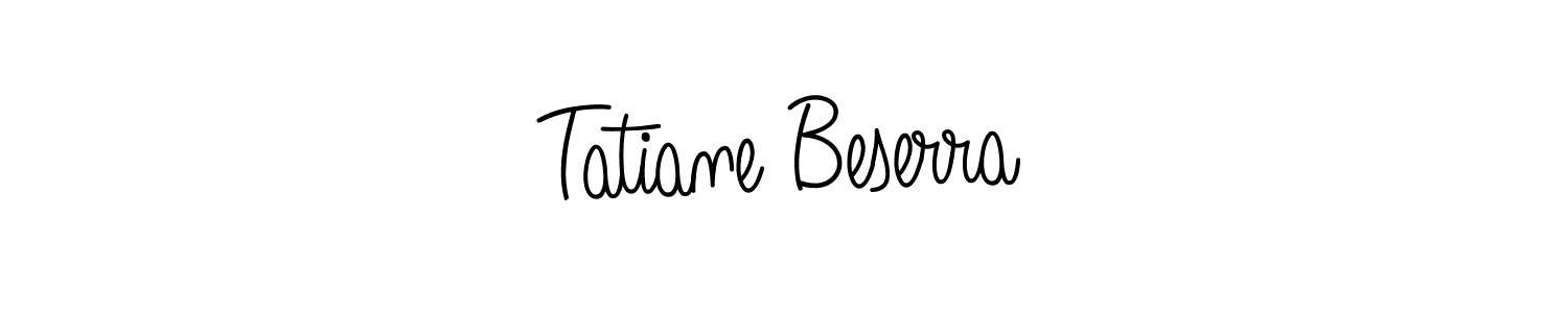 How to Draw Tatiane Beserra signature style? Angelique-Rose-font-FFP is a latest design signature styles for name Tatiane Beserra. Tatiane Beserra signature style 5 images and pictures png
