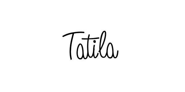 Make a short Tatila signature style. Manage your documents anywhere anytime using Angelique-Rose-font-FFP. Create and add eSignatures, submit forms, share and send files easily. Tatila signature style 5 images and pictures png