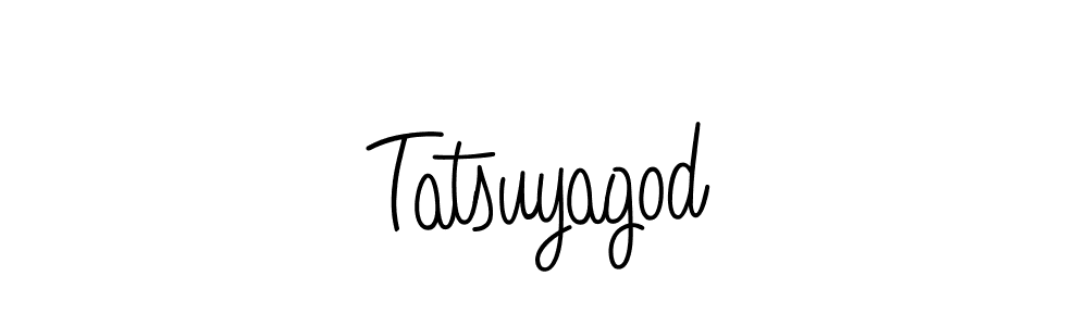 You should practise on your own different ways (Angelique-Rose-font-FFP) to write your name (Tatsuyagod) in signature. don't let someone else do it for you. Tatsuyagod signature style 5 images and pictures png