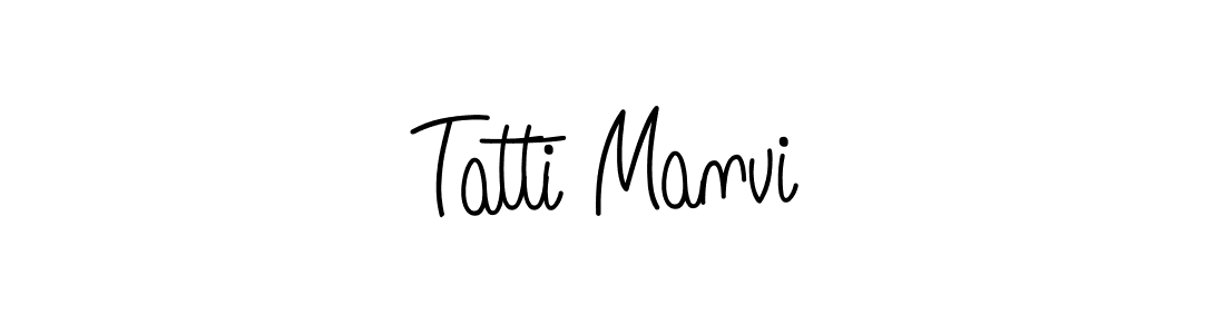 You can use this online signature creator to create a handwritten signature for the name Tatti Manvi. This is the best online autograph maker. Tatti Manvi signature style 5 images and pictures png