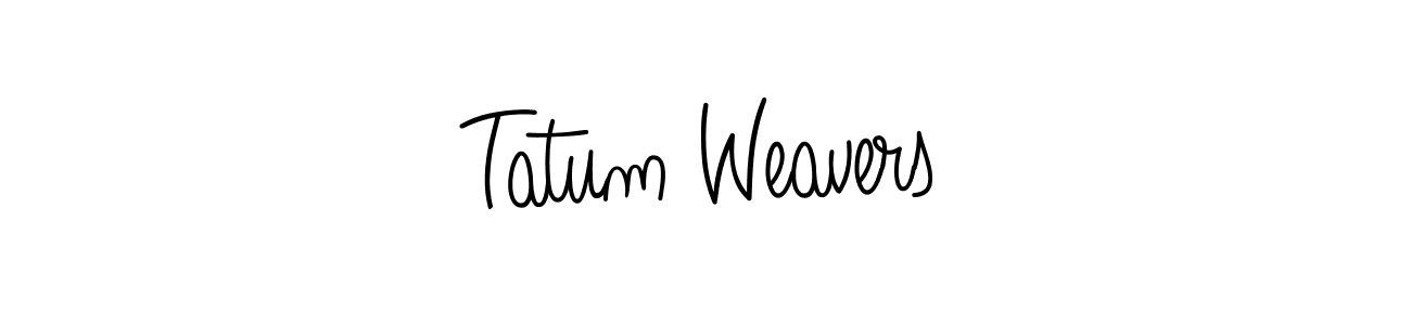 Also we have Tatum Weavers name is the best signature style. Create professional handwritten signature collection using Angelique-Rose-font-FFP autograph style. Tatum Weavers signature style 5 images and pictures png