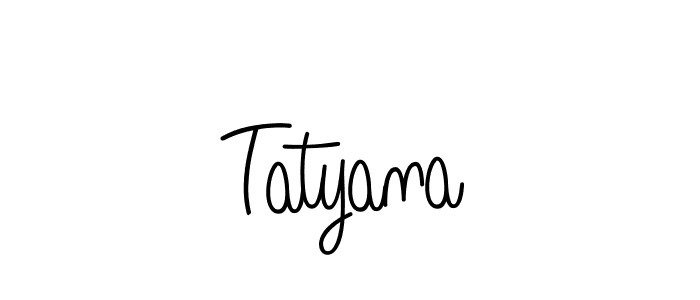 You should practise on your own different ways (Angelique-Rose-font-FFP) to write your name (Tatyana) in signature. don't let someone else do it for you. Tatyana signature style 5 images and pictures png